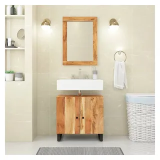 vidaXL Waschbeckenunterschrank 62 x 33 x 58 cm Akazie