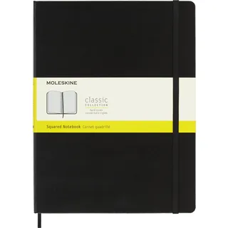 Moleskine Notizbuch Classic Collection A4 kariert Schwarz