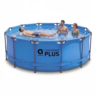 Avenli Framepool Frame Plus Pool 366x100 cm, Aufstellpool (Stahlrahmenpool, ohne Zubehör), Auch als Ersatzpool geeignet blau
