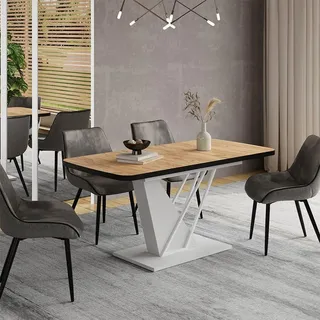 Vicco Fenaro 120 x 77,4 x 80 cm Eiche/Weiß