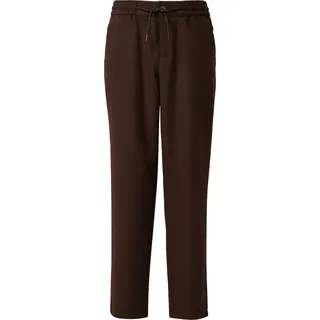 7/8-Flanell-Hose mit Elastikbund - braun - 48