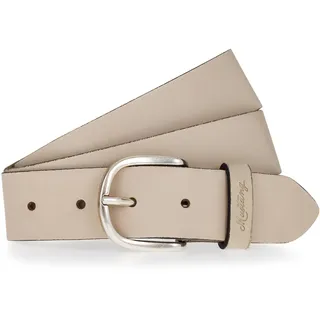 Mustang Damengürtel Leder 3,5 cm beige 75