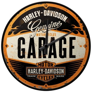 Nostalgic-Art Wanduhr Harley Davidson - Garage