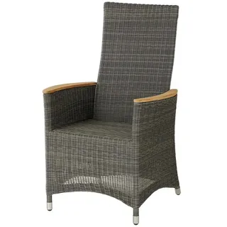 Zebra Relaxsessel  Status , grau , Maße (cm): B: 67 H: 107 T: 67.0