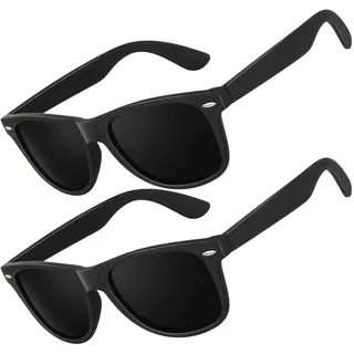 LINVO Sonnenbrille Herren Damen Polarisiert Retro Stil Vintage UV400 Cat 3 | Leicht, Verdrehfreies Design, Autofahren, Angeln, Reisen, Laufen, Golfen - M