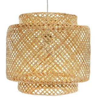 Atmosphera Liby 1-flg. 40 W Durchmesser 40 cm Bambus beige/weiß