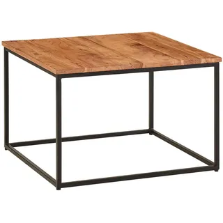 KADIMA DESIGN Couchtisch Industrial Beige Akazie 60 x 41 x 60 cm