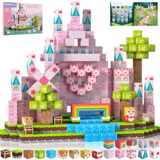 Crifeton Magnetische Bausteine 100 PCS 2CM Magnetbausteine für Kinder ab 3 Jahre Magnetic Blocks, Montessori Spielzeug Magnete, Magnetische Geburtstag Geschenk ab 3 4 5 6 7 8 9 10 11 12 Jungen Mädchen