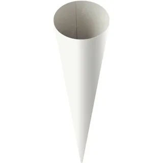 Baier & Schneider BRUNNEN 204870070 Schultüte Rohling 70 cm weiß