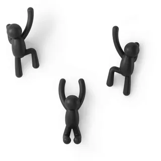 Umbra Wandhaken Buddy schwarz