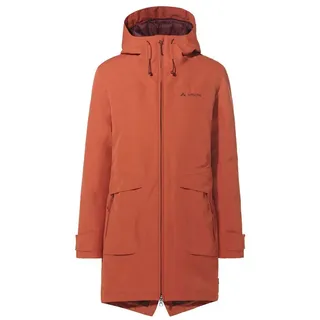 VAUDE Kurzmantel Wo Skomer Winter Parka III CS Outdoormantel, Winterjacke kuschlig warm dank PrimaLoft®-Wattierung mit viel Bauschvolumen orange S (38)
