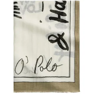 Marc O'Polo Schal aus Leinen-Baumwoll-Mix, Black, 1