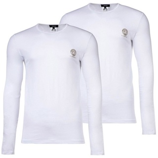 Versace T-Shirt Herren Langarmshirt, 2er Pack - TOPEKA weiß 2XL