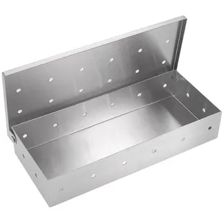 Räucherbox, Räucherbox Für Gasgrill, Edelstahl-räucherbox, Fleischraucharoma, 22 X 9 X 4 Cm