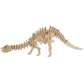 Dinosaurier 3D Holzpuzzle Apatosaurus Stegosaurus Triceratops & Tyrannosaurus, Motiv:Apatosaurus
