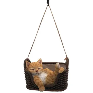 ABC home | Gartenfigur schlafende Katze | 12 cm H