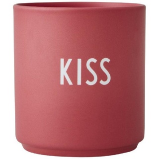 Design Letters Tasse Becher Favourite Cup Kiss Pink