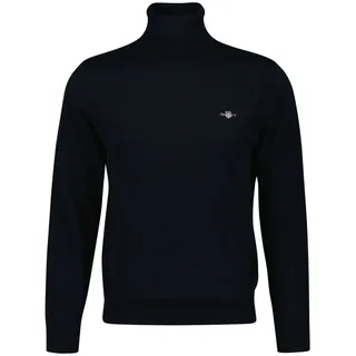 GANT Classic Cotton Rollerneck Blau M