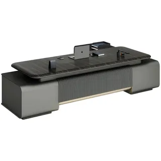 aea Schreibtisch 320cm Braun