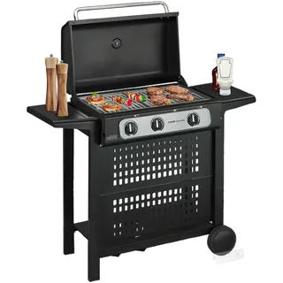 Enders Cosmo 3 Gasgrill Grill BBQ Thermometer Edelstahlbrenner  Edelstahlrost