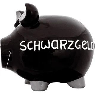 KCG Spardose Spardose Schwein Schwarzgeld - Keramik, groß