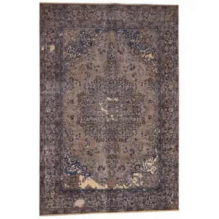 Borento Teppich Perserteppich Vintage 277 x 186 cm, rechteckig, Handgeknüpft rot