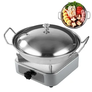 Camping Kocher Set, Spirituskocher Mit Topfs Topfdeckel, Outdoor Edelstahl Alkoholkocher, Spiritus Kocher Innenräume Outdoor, Kochutensilien Für Picknicks Im Freien