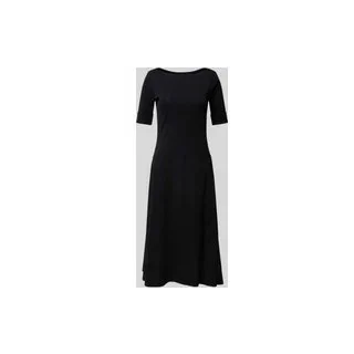 Midikleid mit U-Boot-Ausschnitt Modell 'MUNZIE', Black, XS
