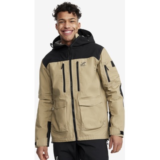 Outdoor Jacket Herren Khaki, Größe:M - Outdoorjacke, Regenjacke & Softshelljacke - Beige