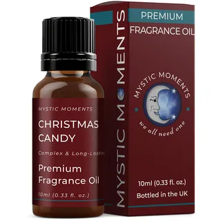 Mystic Moments | Weihnachtsbonbon Duftöl | 10ml | Weihnachtsbonbon-Noten erzeugen einen Duft mit süßen festlichen Bonbonnoten für Kerzen, Seifen, Duftwachs und Diffusoren.