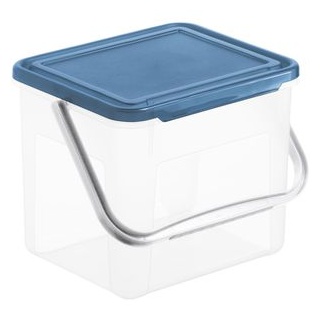 Rotho Aufbewahrungsbox Basic 4,5L Waschmittelbox, für 3kg, mit Deckel, Kunststoff, 21 x 20 x 18cm