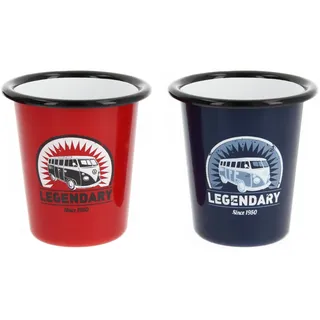VW Collection Teetasse 0,31 l Rot Blau 2 St.