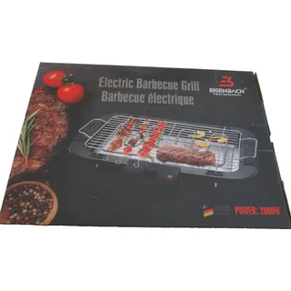 Elektrischer Tischgrill 2000W Elektrogrill E-Grill Partygrill Thermostat Balkon