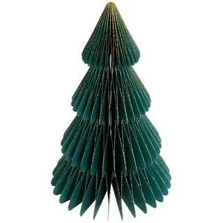 Dekorativer Weihnachtsbaum Aus Grünem Papier, H. 30 Cm - Feeric Lights & Christmas