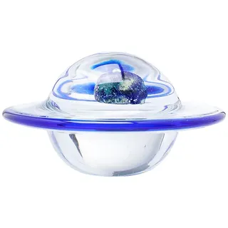 Kare Briefbeschwerer "Universe" in Transparent - (H)9,5 x Ø 19,5