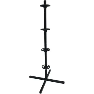 cartrend Reifenständer XL Max. Tragkraft von 120 kg, passend für alle gängigen Felgen und Reifen bis 285 mm schwarz