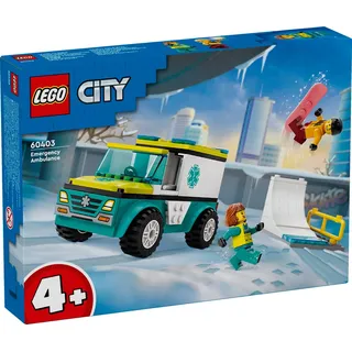 LEGO City Rettungswagen und Snowboarder 60403