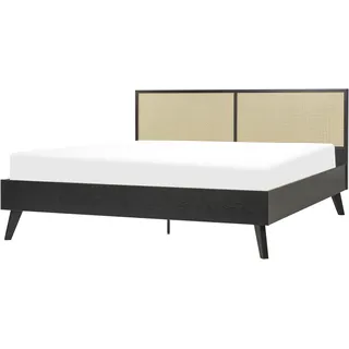 Beliani Monpazier 180 x 200 cm Schwarz