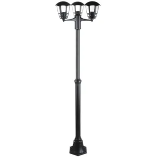 Rabalux Außenstandleuchte Metall 181,0 cm E27 3 x max 60W schwarz