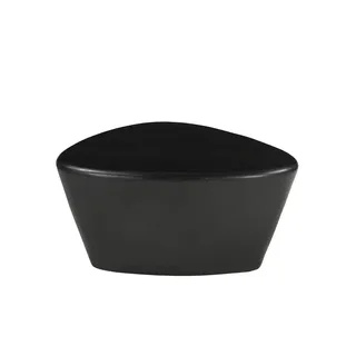 Möbel Kraft Beistelltisch schwarz Mangoholz 70 x 36 cm