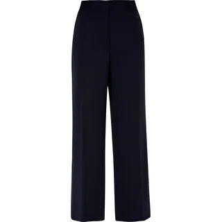 s.Oliver Wide Leg Hose aus Viskosemix Blau 46