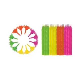 Stylex STYLEX® 10700 = Kerzen 24-er Karte Geburtstagskerzen