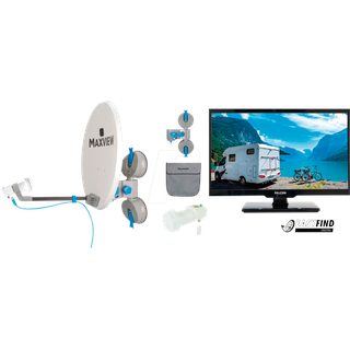 FALCON 3214 - Camping SatTV-Set, Pro Kit mit 24 Zoll TV