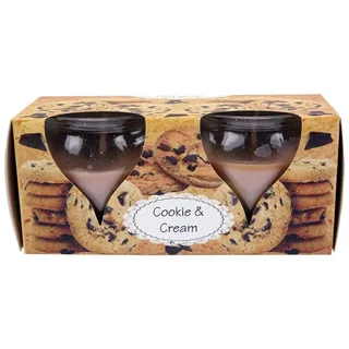 HS Candle Duftkerze Creation 2er Pack Cookie Cream