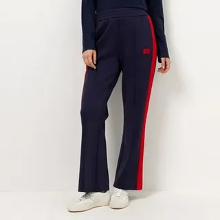 STRANDFEIN Puntohose lange Form Galonstreifen Bootcut