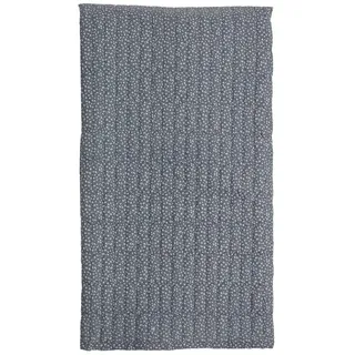 Bloomingville Decke Benja Ilfana, L200 x B140cm, blaugrau