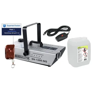 Showlite SN-1200 Nebelmaschine Silberfarben