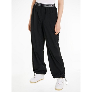 Tommy Jeans Webhose TJW BAGGY TAPING TRACKPANT EXT mit Logoprägung schwarz XS (34)