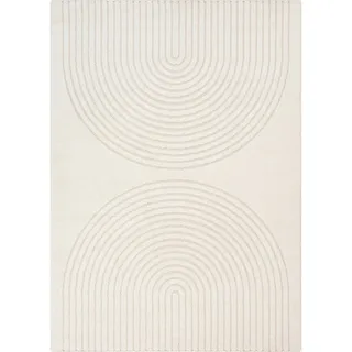 Novel Webteppich Eclipse, Creme, Textil, Uni, rechteckig, 240x340 cm, ISO 9001, Bsci, Oeko-Tex® Standard 100, für Fußbodenheizung geeignet, in verschiedenen Größen erhältlich, pflegeleicht, leicht zusammenrollbar, Teppiche & Böden, Teppiche, Webteppiche
