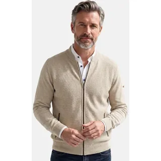 Redmond Strickjacke Basic (1-tlg) Strickjacke - Baumwolle - Atmungsaktiv beige|braun L